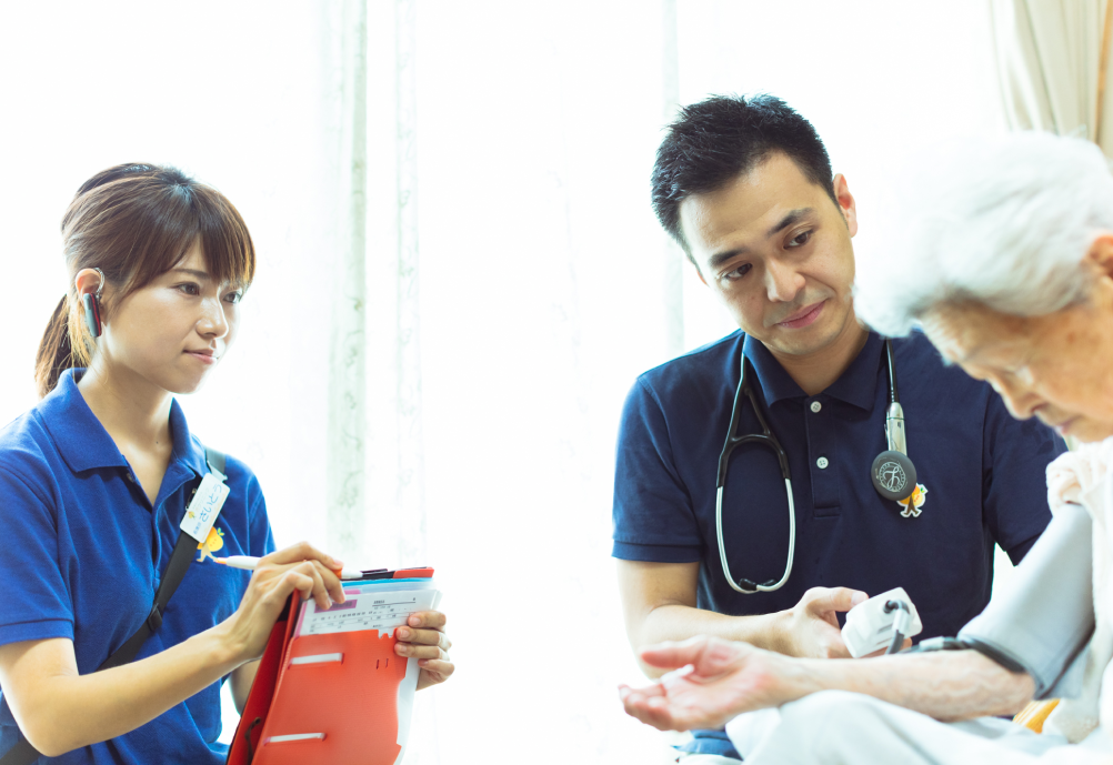 24時間365日、自宅療養中の方を在宅医療で支えます